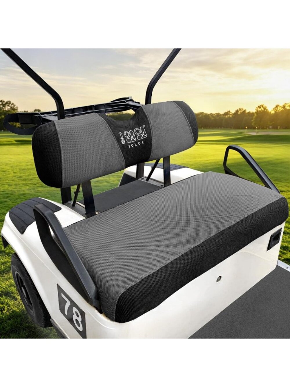 Waterproof Golf Cart Seat Covers - Universal Fit for EZGO & Club Car Cushions